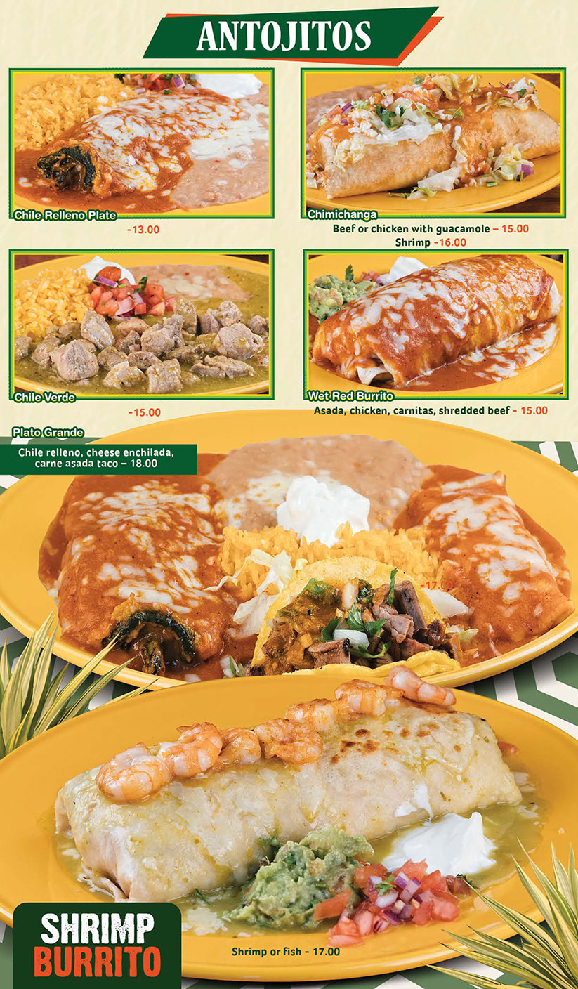 las-margaritas-menu